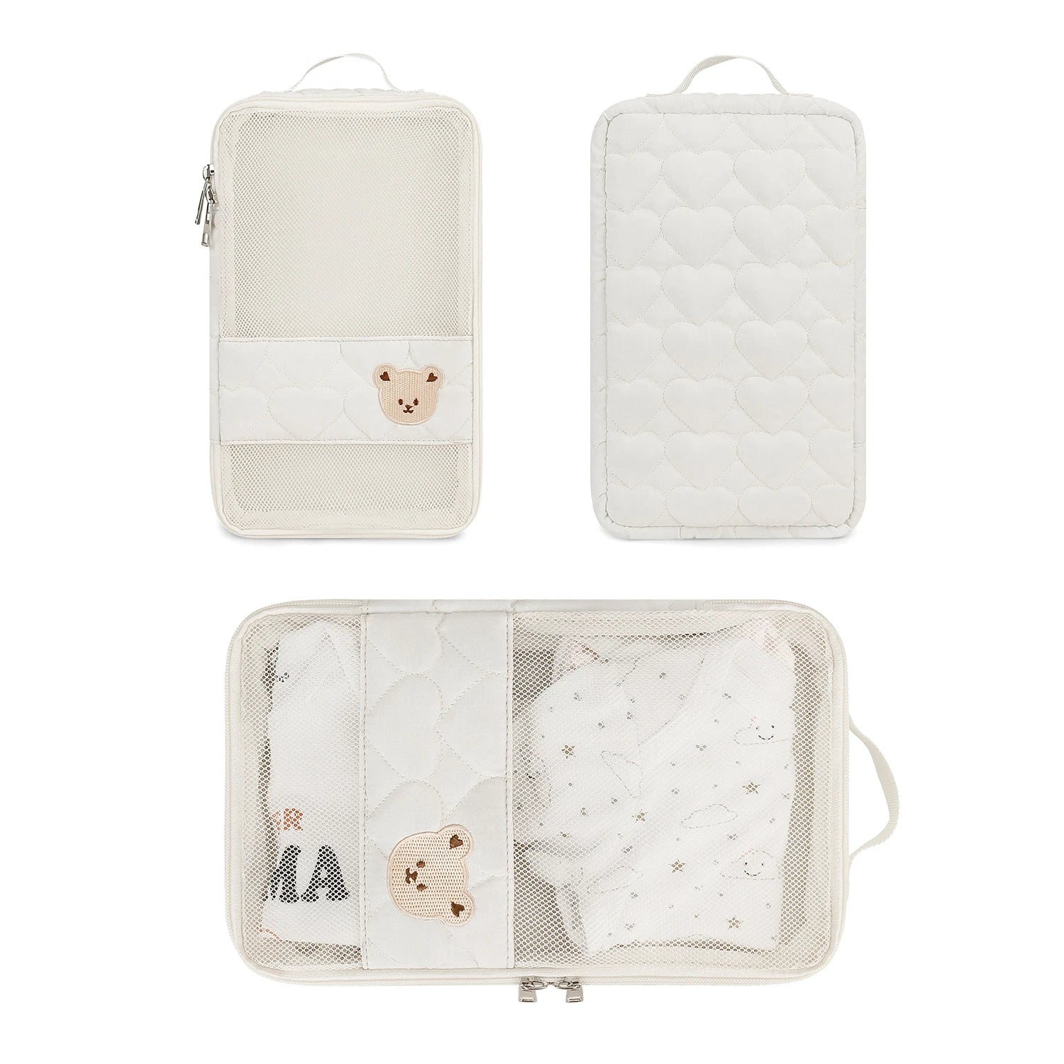 Waterproof Travel Diaper Bag for Mom - Portable Baby Clothes & Toiletries Organizer