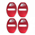 4-Pack Car Door Lock Cover Caps for S-Line A3 A4 A5 A6 A7 Q2 Q3 Q5 Q5L Q7 TT RS Series Alloy Door Lock Protectors (4pcs)