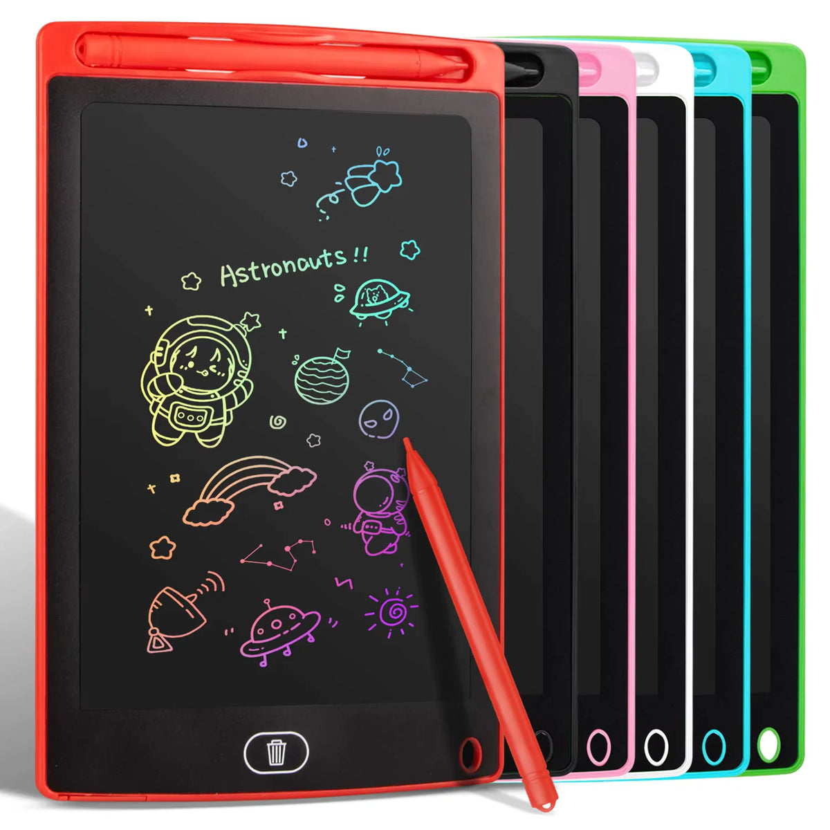 Rechargeable LCD Drawing Tablet for Kids - Erasable Writing & Drawing Board with Stylus, Portable Travel Educational Toy Gift for Boys & Girls