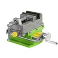 3-Inch (75 mm) Cross Slide Vise — 2-Way Benchtop Drill Press Clamp, Portable Cross-Sliding Flat Vise for Drilling & Milling