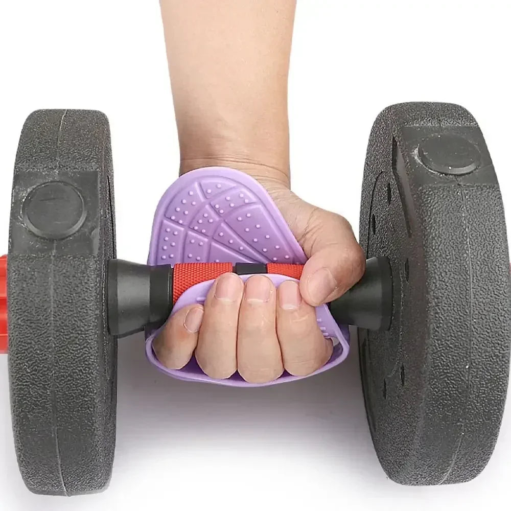 Silicone Weight Lifting Grip Pads Non-Slip Palm Protectors for Dumbbell, Pull-Up & Strength Training (1 Pair)