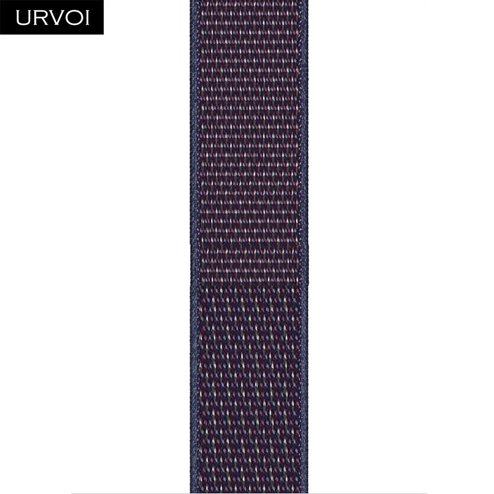 Nylon Sport Loop Band for Apple Watch — Breathable Hook & Loop Fastener — Fits 42/44/45/46/49mm