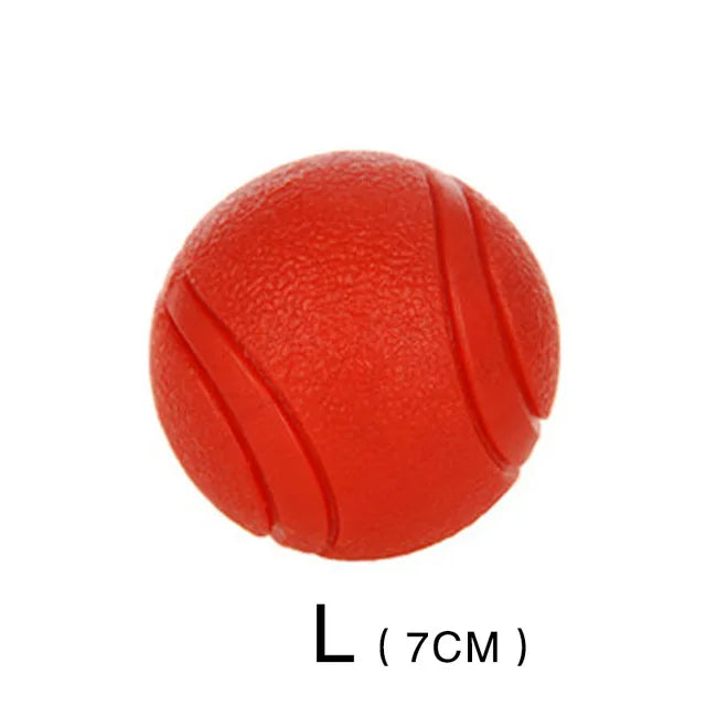 Indestructible TPR Dog Molar Ball – Bite-Resistant Interactive Training Toy, Sizes S–XL (1.8–2.8 in / 4.5–7 cm)