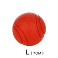 Indestructible TPR Dog Molar Ball – Bite-Resistant Interactive Training Toy, Sizes S–XL (1.8–2.8 in / 4.5–7 cm)
