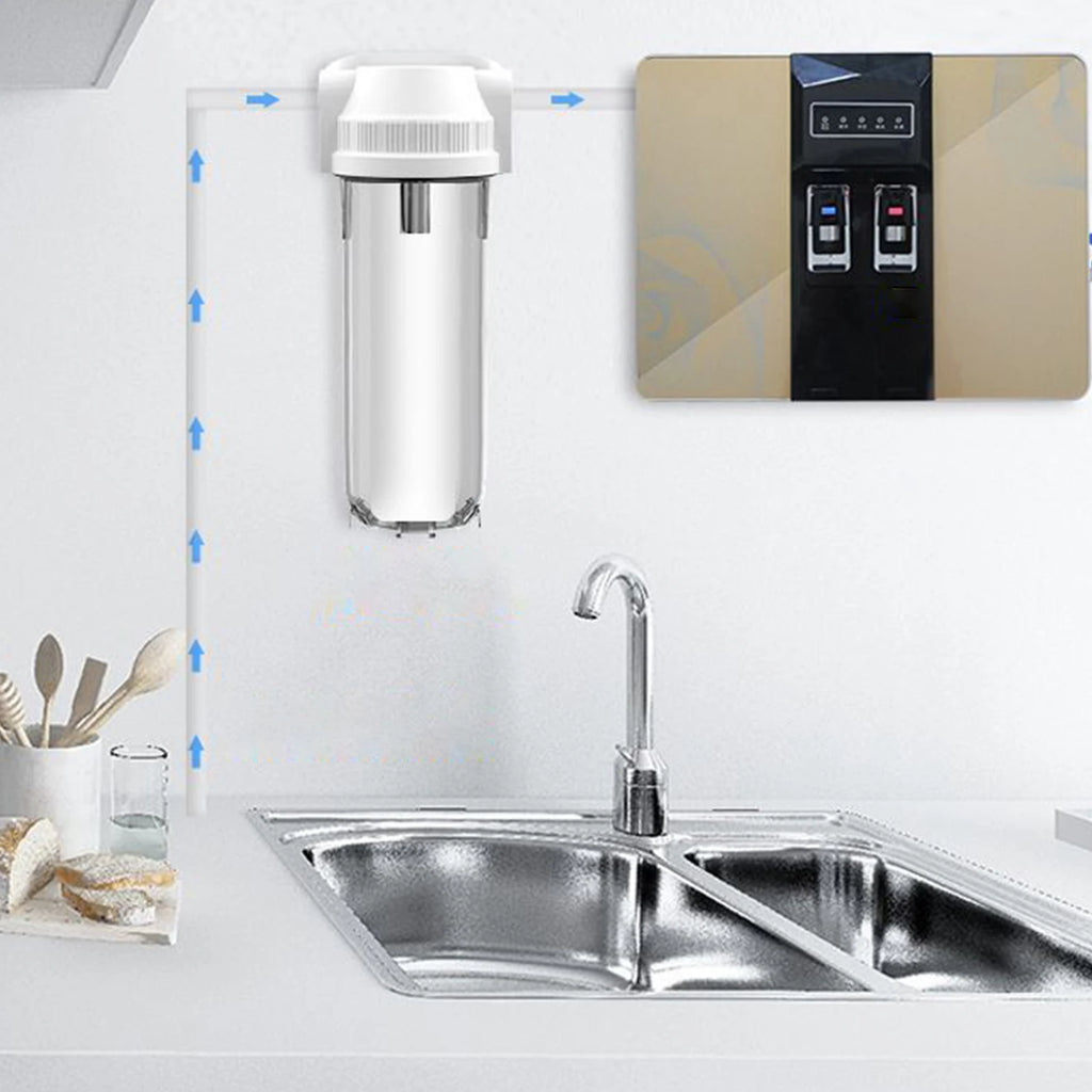 10-Inch (25 cm) Transparent PET Proof Bottle Water Filter Replacement Cartridge for Kitchen Water Purifiers