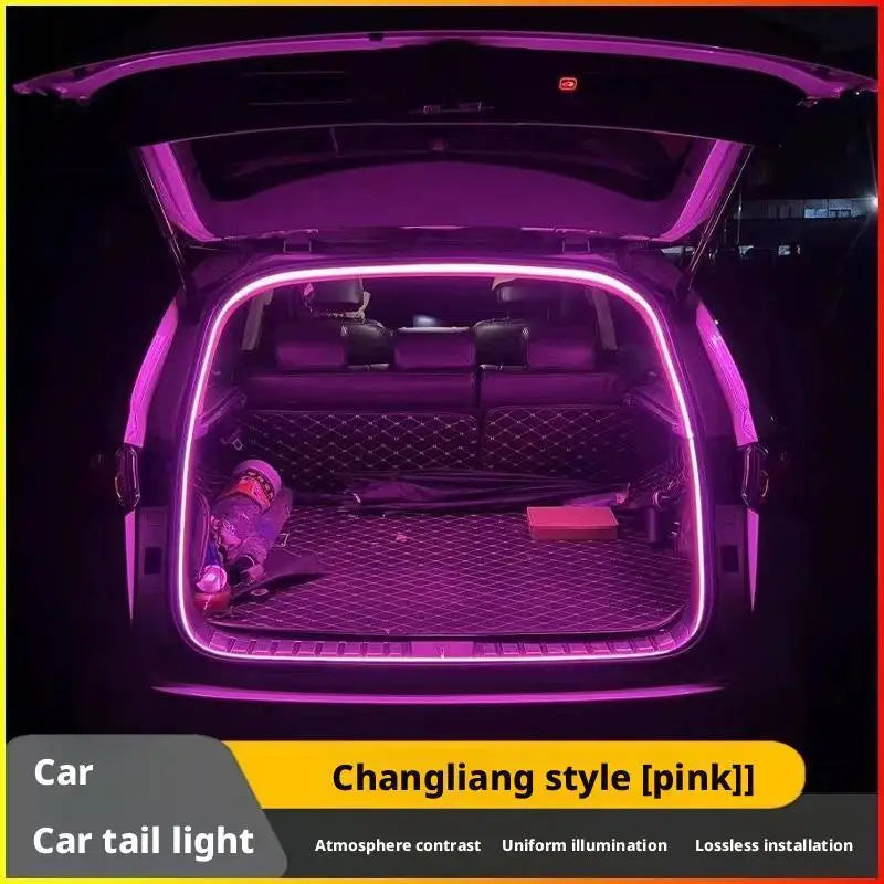 Sensor Trunk LED Light Strip – Motion-Activated Rear Trunk Atmosphere Lamp, Bendable Auto Interior LED Bar