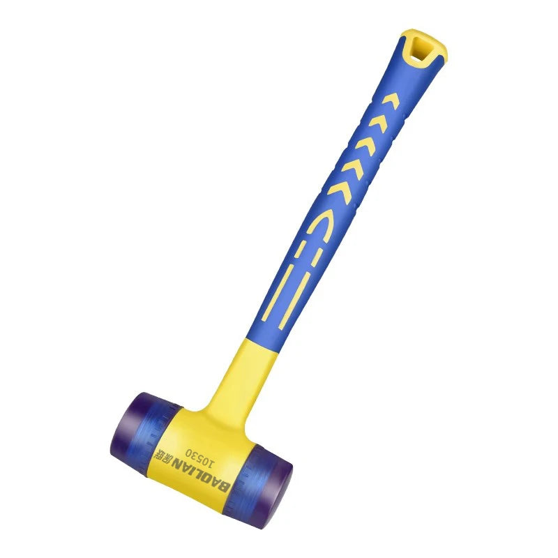 Double-Head Rubber Installation Hammer 25–45mm (1.0–1.8 in) – Replaceable Heads, Insulated Non-Slip Rubber Handle