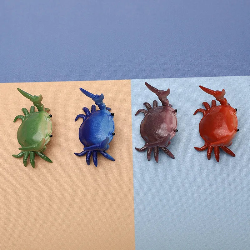 Cute Mini Crab Pen Holder – Desktop Pen Cup Novelty Stationery Organizer