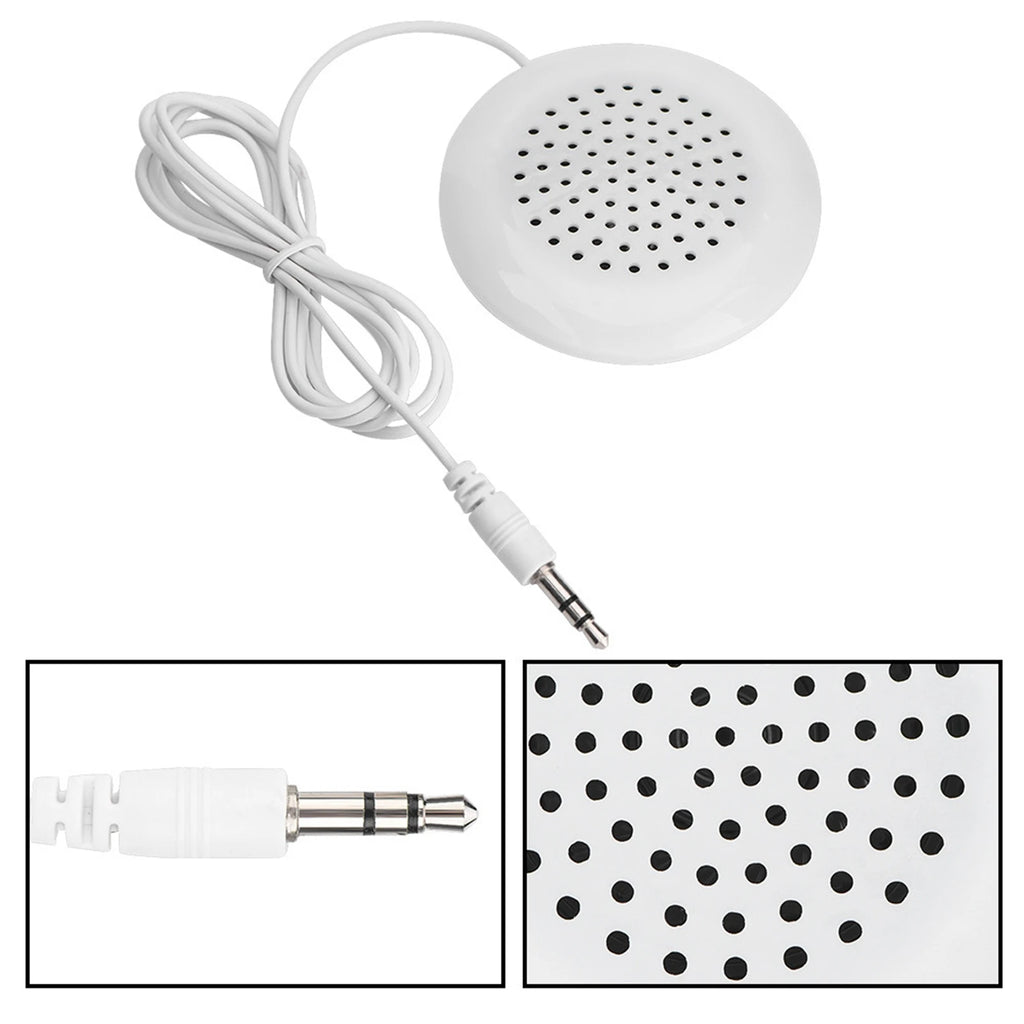 DIY Pillow Speaker 3.5mm Mini Stereo Portable Speaker for MP3, Phone, CD Players