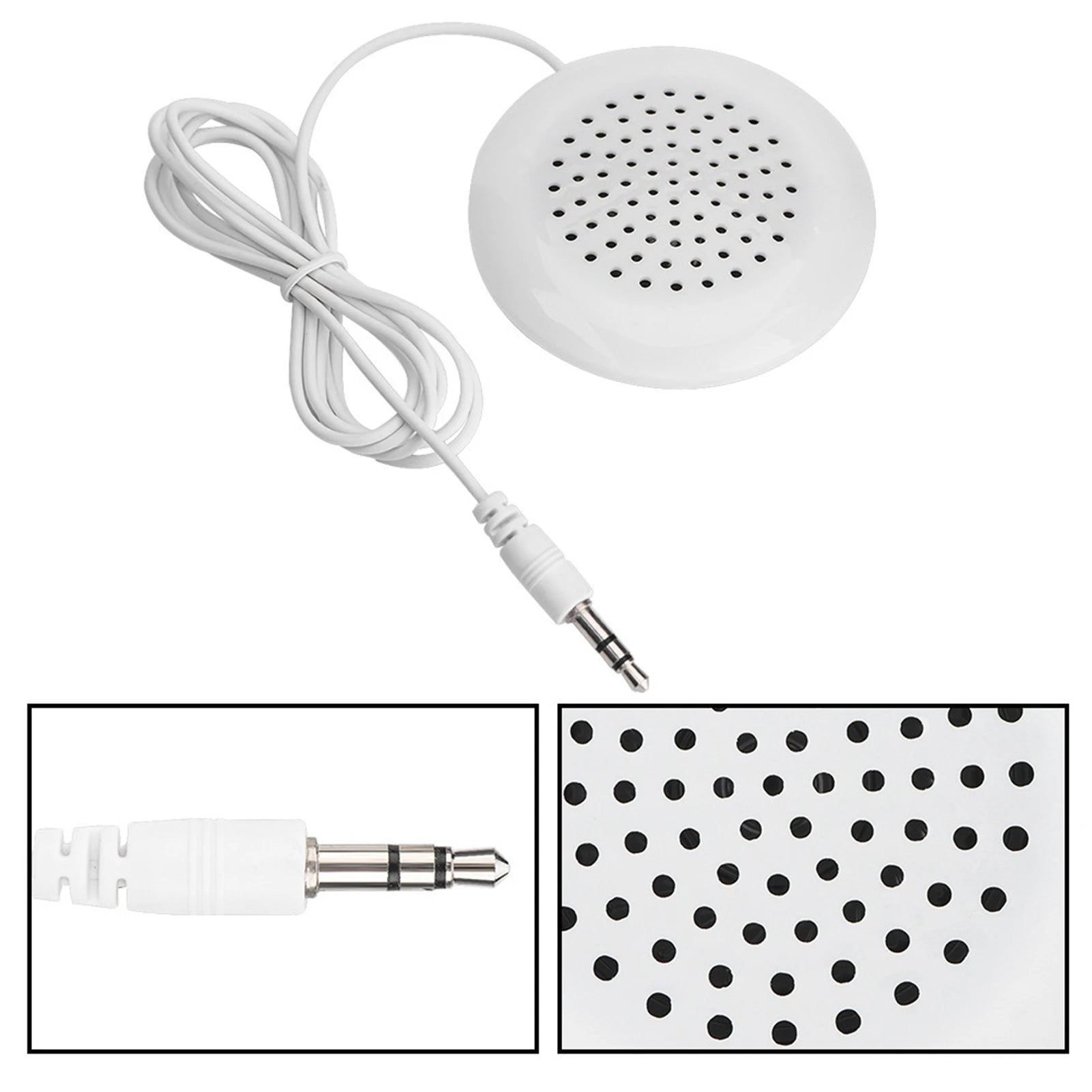 DIY Pillow Speaker 3.5mm Mini Stereo Portable Speaker for MP3, Phone, CD Players