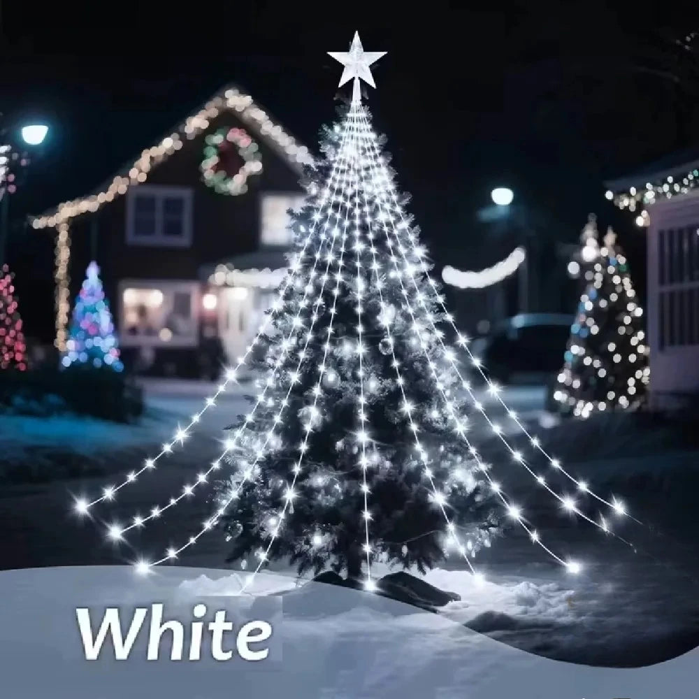 Multicolor USB Fairy String Lights 8 Modes Waterproof Christmas Lights for Indoor Outdoor Tree Yard