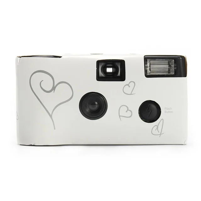 Retro 35mm Disposable Film Camera - 16 or 27 Exposures, Single-Use Party & Kids Gift (1-6 Pack)