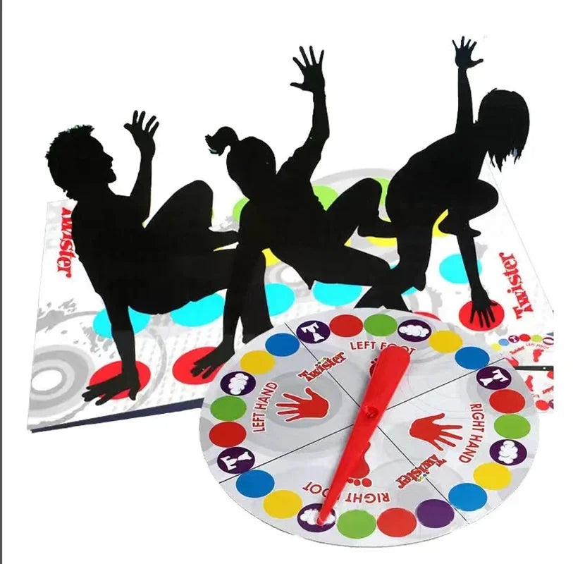 Twist Game Mat Indoor Outdoor Interactive Family Party Game for Kids and Adults - Balance & Movement Twisting Game