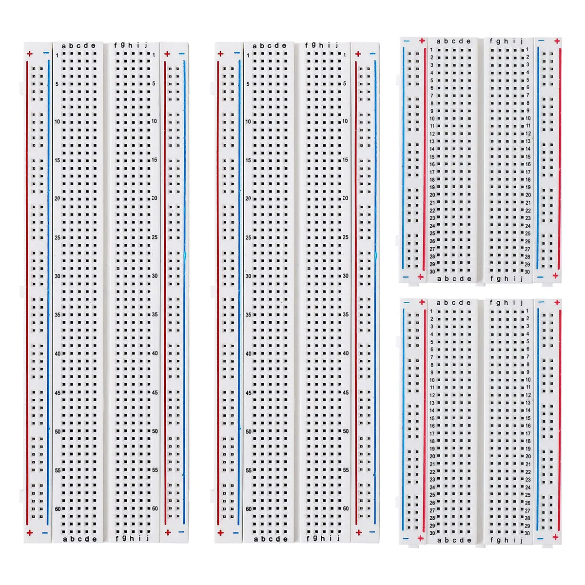 Solderless Breadboard Kit 830/400 Tie-Point with Switchable 3.3V/5V On-Board Regulator