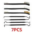 3/4/7-Pack Double-Ended Hook & Wire Brush Set – Reusable Cleaning & Polishing Brushes for Car, Home & DIY