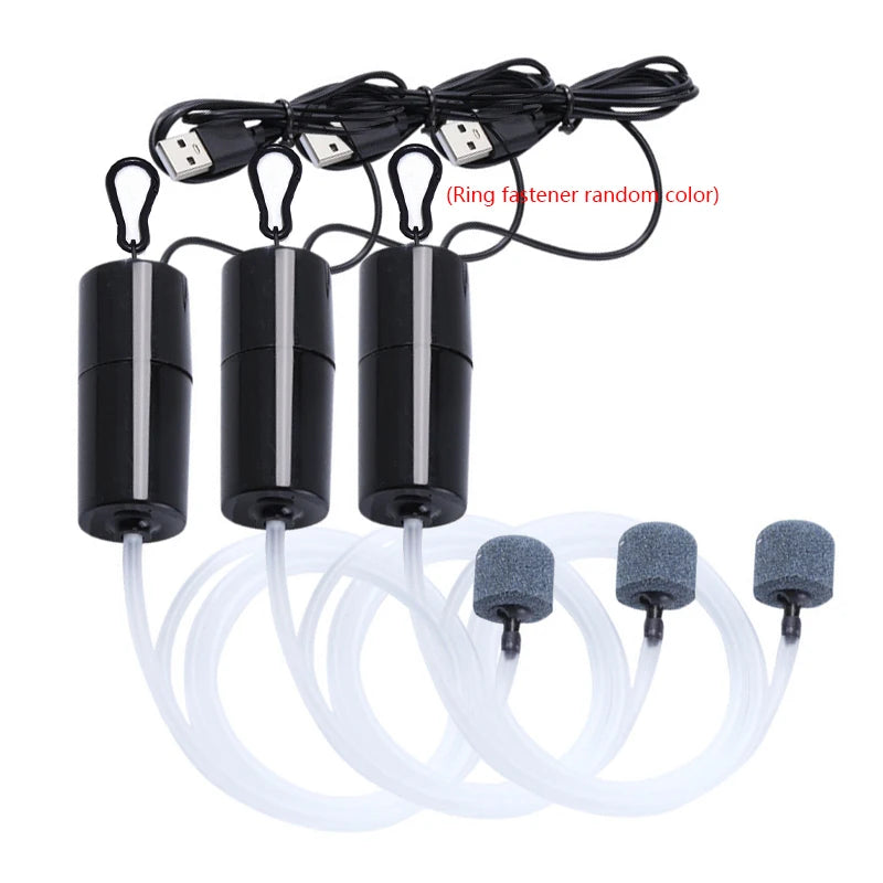 Portable USB Aquarium Air Pump 5V Mini Oxygenator Fish Tank Aerator