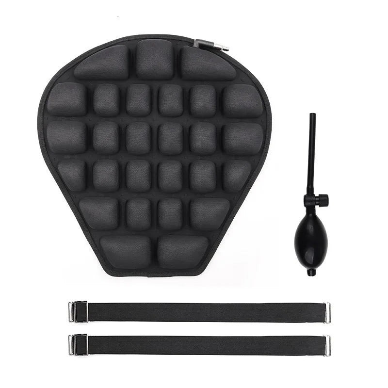 3D Breathable Motorcycle Seat Cushion EVA Foam Soft Non-Slip Pad - Universal Fit for Motorcycles, Scooters & Electric Bikes