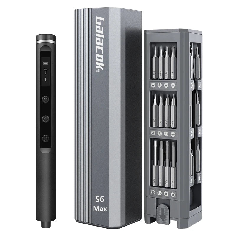 68-in-1 Electric Precision Screwdriver Set — 5 Torque Settings, Magnetic Bits, Rechargeable for Phone, Watch, Glasses, PC Repair