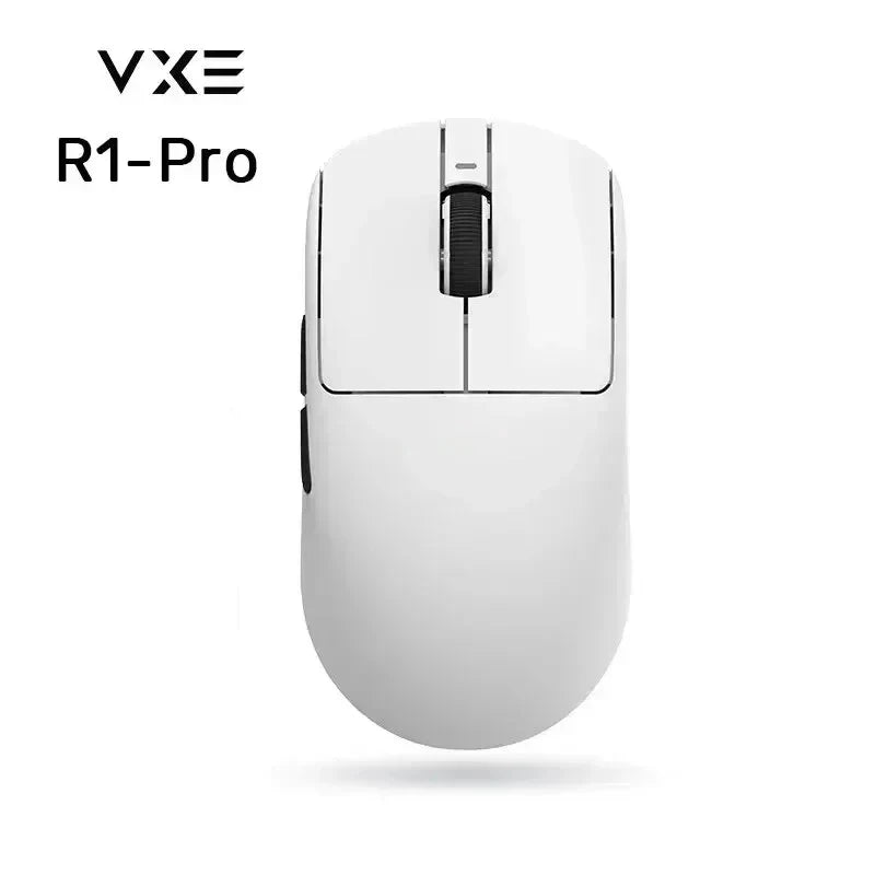 Lightweight Wireless Gaming Mouse - Bluetooth & USB, Rechargeable, 5-Button, 1600 DPI, Right-Handed