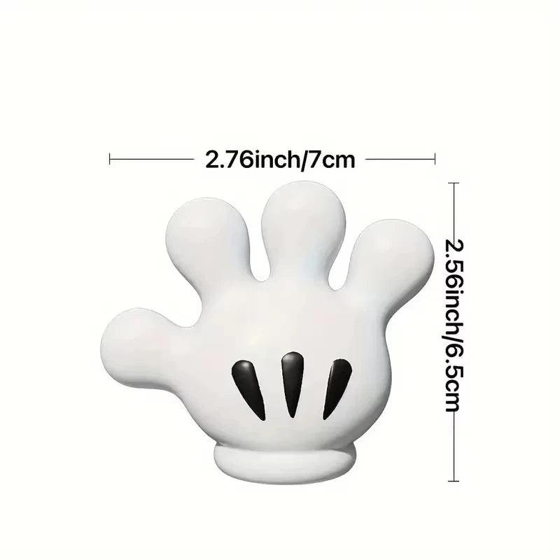 Cute Palm Cartoon Toothbrush Holder Suction Cup Multi-Function Hook Bathroom Towel Hanger and Cable Winder