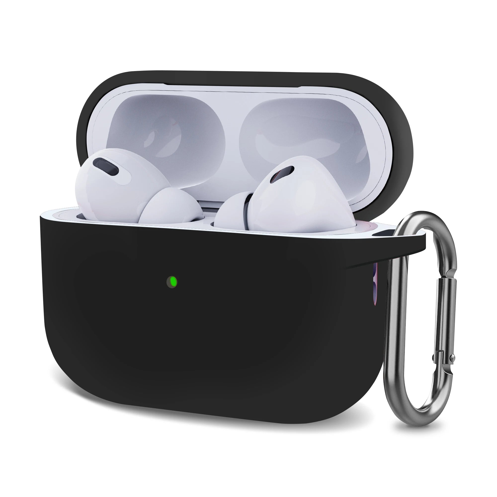 Silicone Earbud Charging Case Cover — Soft TPU Shockproof Protective Case for True Wireless Earbuds (1-Pack)