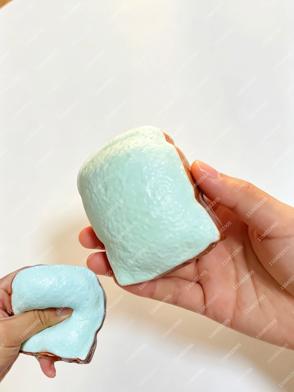Crunchy Whipped Cream Squishy Stress Ball Moldable ASMR Fidget Toy for Adults