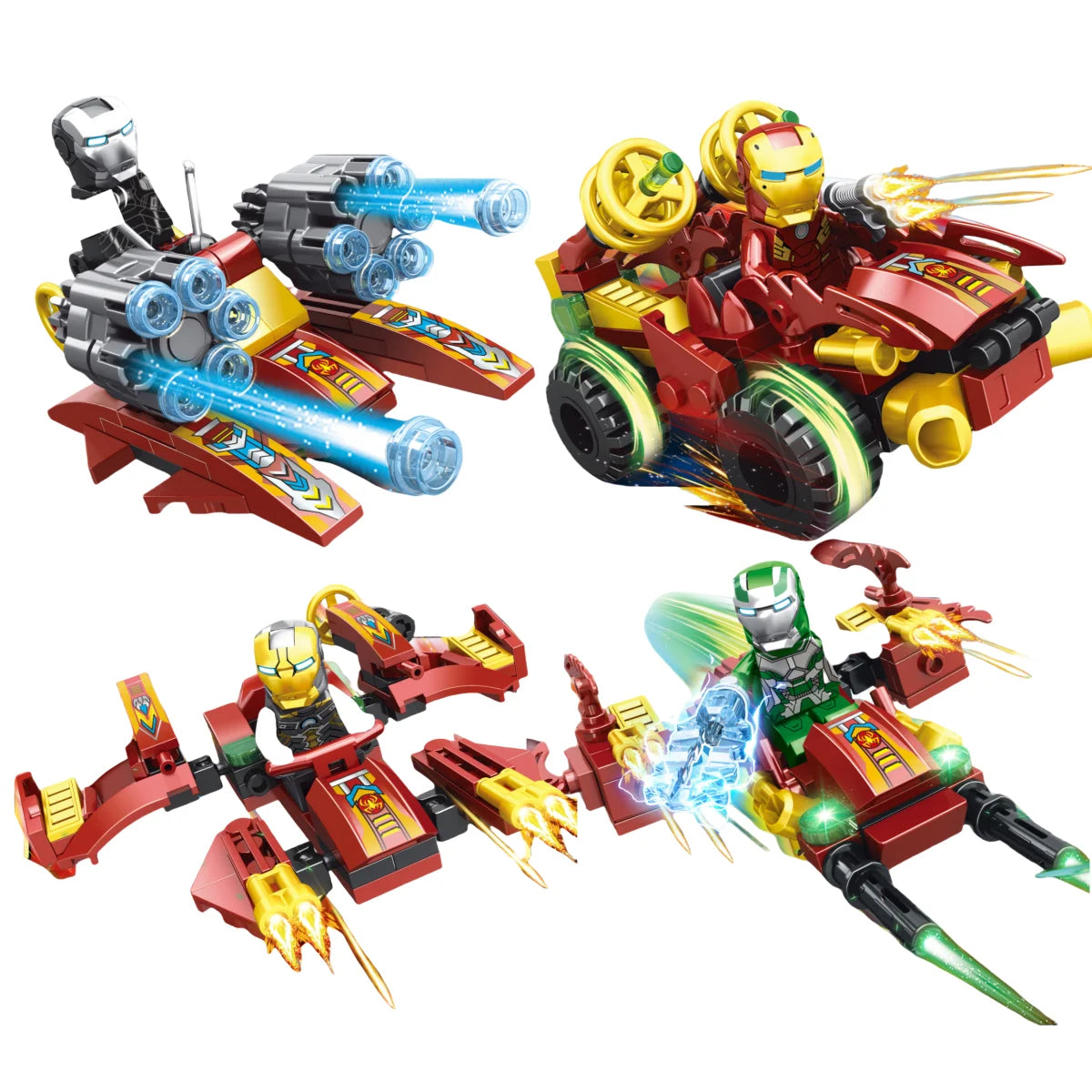 Blind Box Mini Building Block Figures Collectible Superhero Blind Pack Goblin Spider-Man Iron Man Venom Deadpool Gift for Teens & Collectors