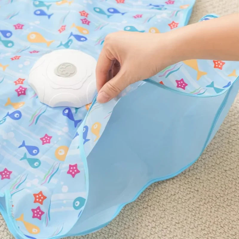 Interactive Hide-and-Seek Cat Toy - Motion-Activated Squeaky Mouse with Concealed Feathers, Waterproof Kitten Teaser