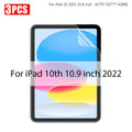 3-Pack Paper-Like Matte PET Screen Protector for iPad Air & Pro — 10.5–12.9 in (26.7–32.8 cm), Anti-Glare Pen-Friendly