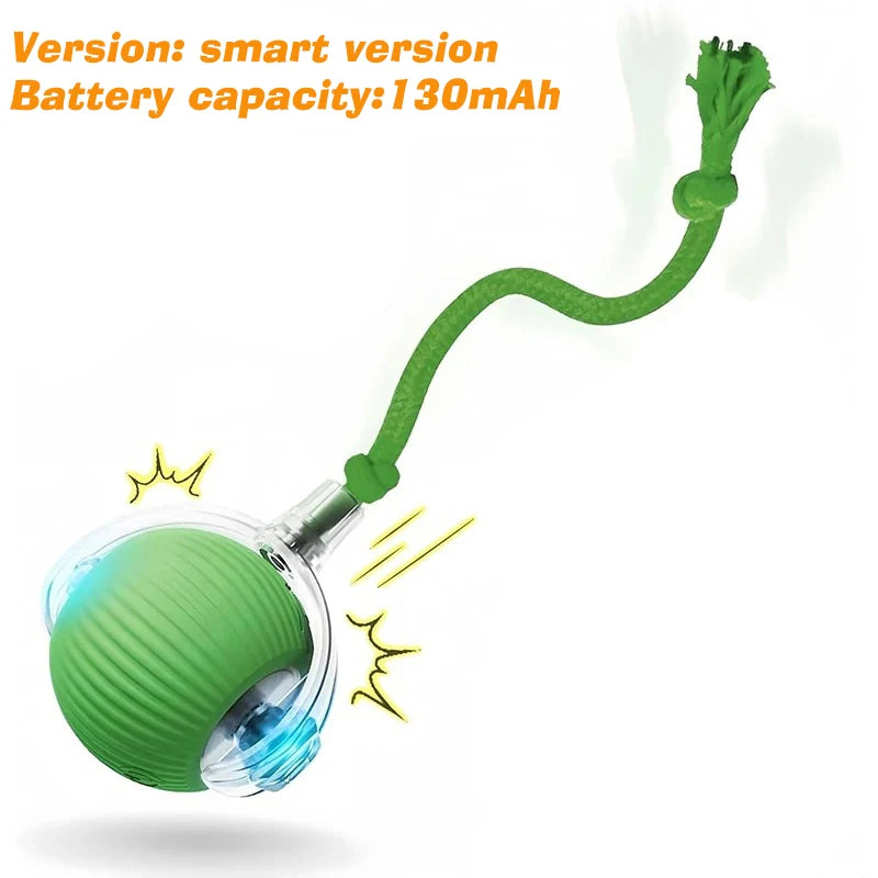 Rechargeable Automatic Rolling Cat Ball - Interactive Smart Toy for Cats & Kittens (2.36 x 2.75 in / 60 x 70 mm)