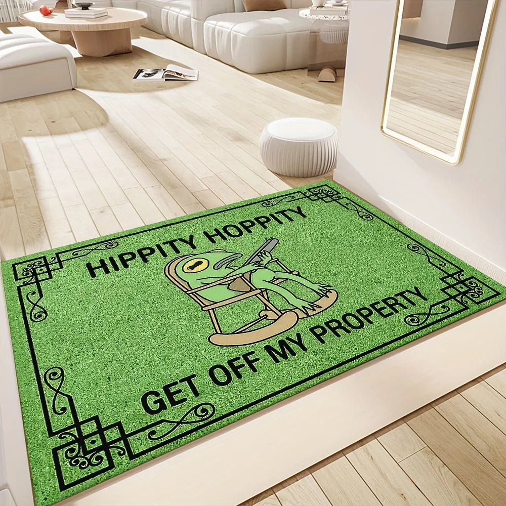 Leisure Frog Doormat Green – Lightweight Indoor/Outdoor Welcome Mat for Entryway, Bedroom & Living Room