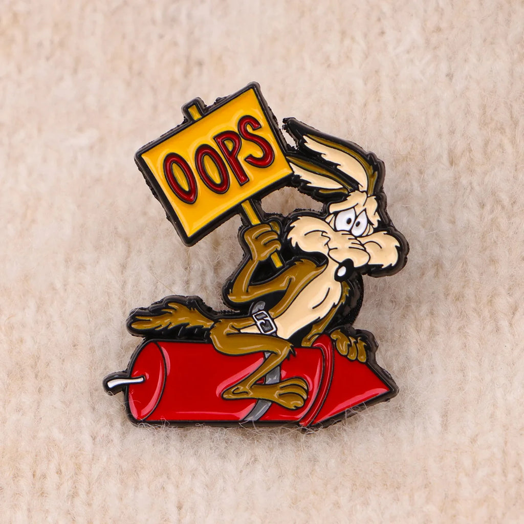 Cartoon Animal Enamel Pin — Cute Funny Brooch for Backpacks, Hats & Lapels | Cosplay Accessory Gift