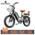 1500W Peak 20-Inch Electric Mountain Bike for Adults - 48V 20Ah Removable Battery, Up to 50 mi (80 km) Range, 32 MPH