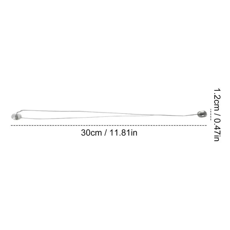 Car Emblem Removal Tool 11.8 in (30 cm) No-Scratch Auto Badge and Logo Pry Tool Polymer Trim Remover