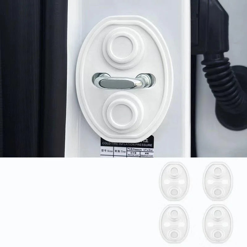 Car Door Silicone Shockproof Pads - 2/4 Pack Door Closing Mute Shock Absorber Cushions