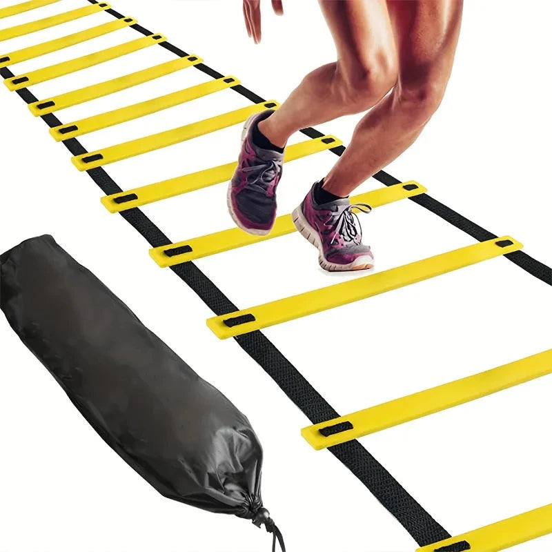 Agility Ladder for Speed & Footwork Training – Nylon Rungs, Multiple Lengths, Storage Bag Included