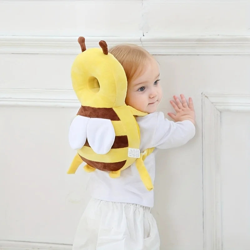Little Bee Baby Head Protection Pillow Hat - Breathable Anti-Fall Safety Cap for Toddlers 1-3 Years