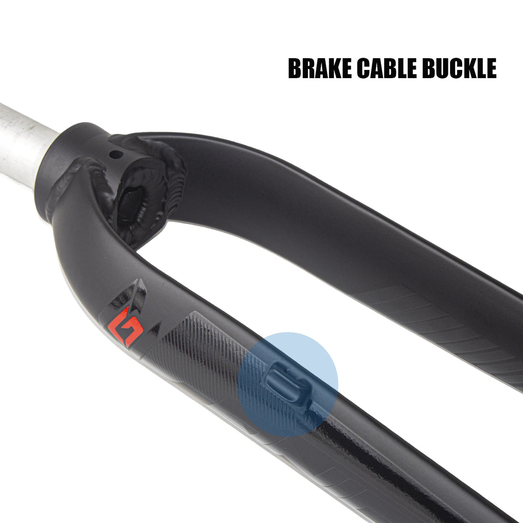 Ultra-Light Aluminum Alloy MTB Front Fork — Compatible with 26/27.5/29 in Wheels, Disc Brake, Quick-Release Legs