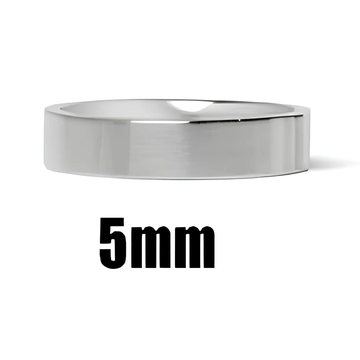 8mm Matte Stainless Steel Unisex Gothic Punk Ring view 11