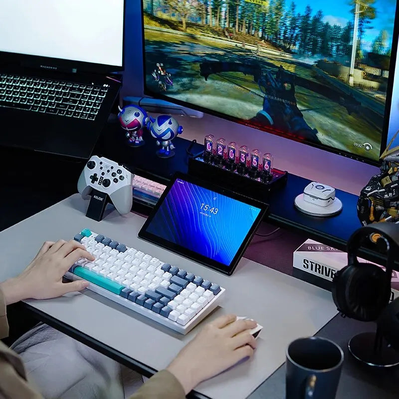 94-Key 90% Mechanical Gaming Keyboard – Hot-Swappable RGB Wired USB-C with PBT Double-Shot Keycaps for PC & Laptop