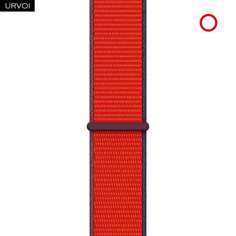 Nylon Sport Loop Band for Apple Watch — Breathable Hook & Loop Fastener — Fits 42/44/45/46/49mm