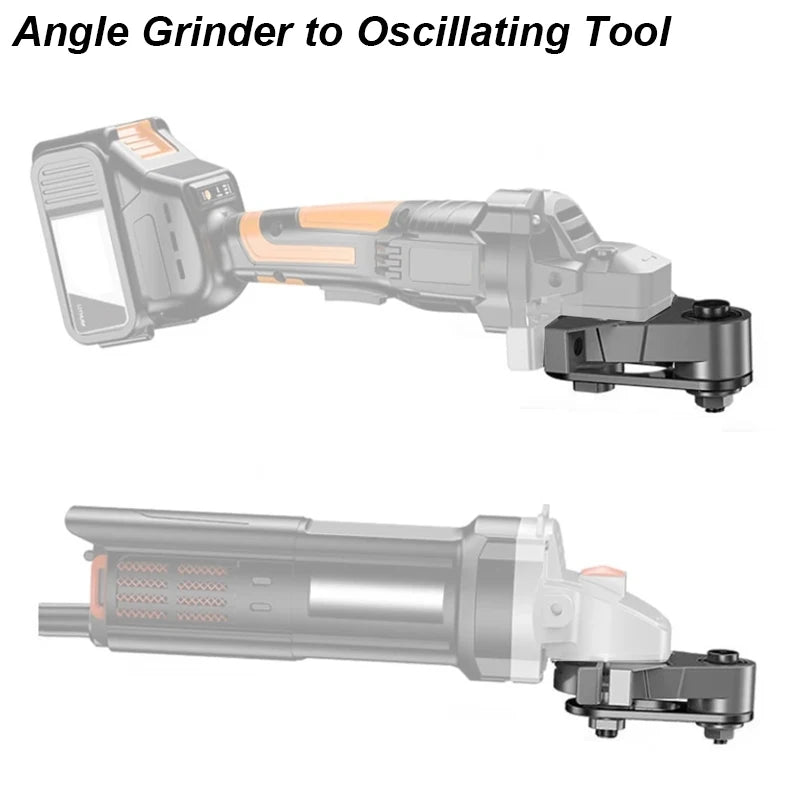Angle Grinder to Oscillating Tool Adapter Kit M10/M14 - Fits 4 in / 4.5 in / 5 in (100/115/125 mm)