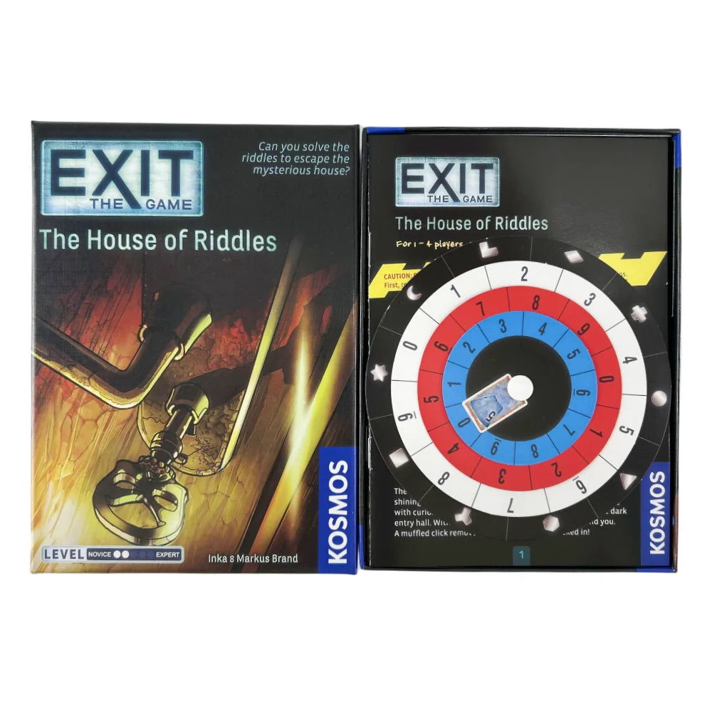Escape Room Card Game Decks – The Abandoned Cabin, Haunted Roller Coaster, Dead Man on the Orient Express, House of Riddles