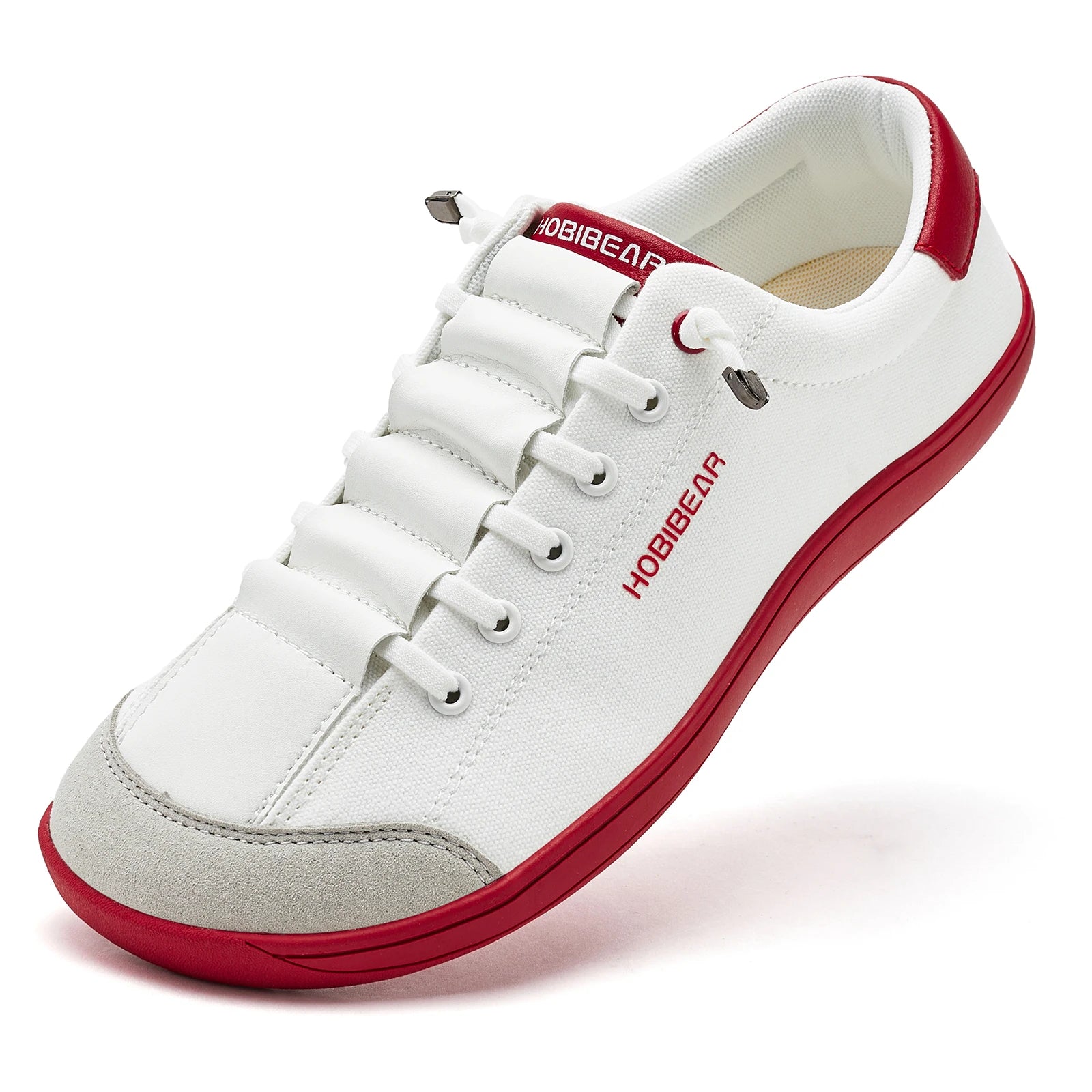 Wide Toe Barefoot Minimalist Sneakers – Unisex Lightweight Adjustable Slip-On Walking Shoes
