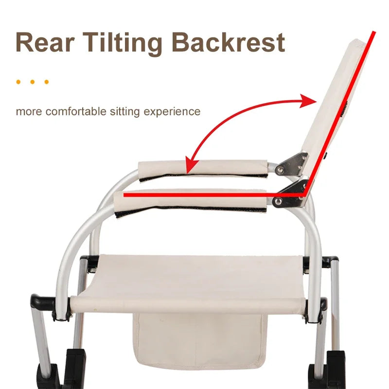Foldable Director Camping Chair – Portable Aluminum Alloy Beach, Fishing & Picnic Seat