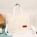 Corduroy Large Women's Tote Bag 13.4 x 9.8 x 5.5 in (34 x 25 x 14 cm) Shoulder Crossbody Commuter Handbag