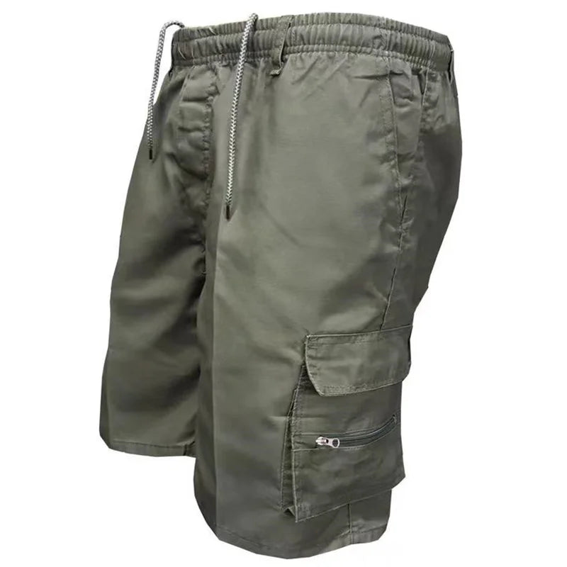 Women's Polyester Cargo Shorts – Casual Running & Travel Utility Shorts