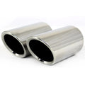 Stainless Steel Exhaust Muffler Tip Tailpipe - Universal Rear Car Exhaust Trim 2.68 in (6.8 cm)
