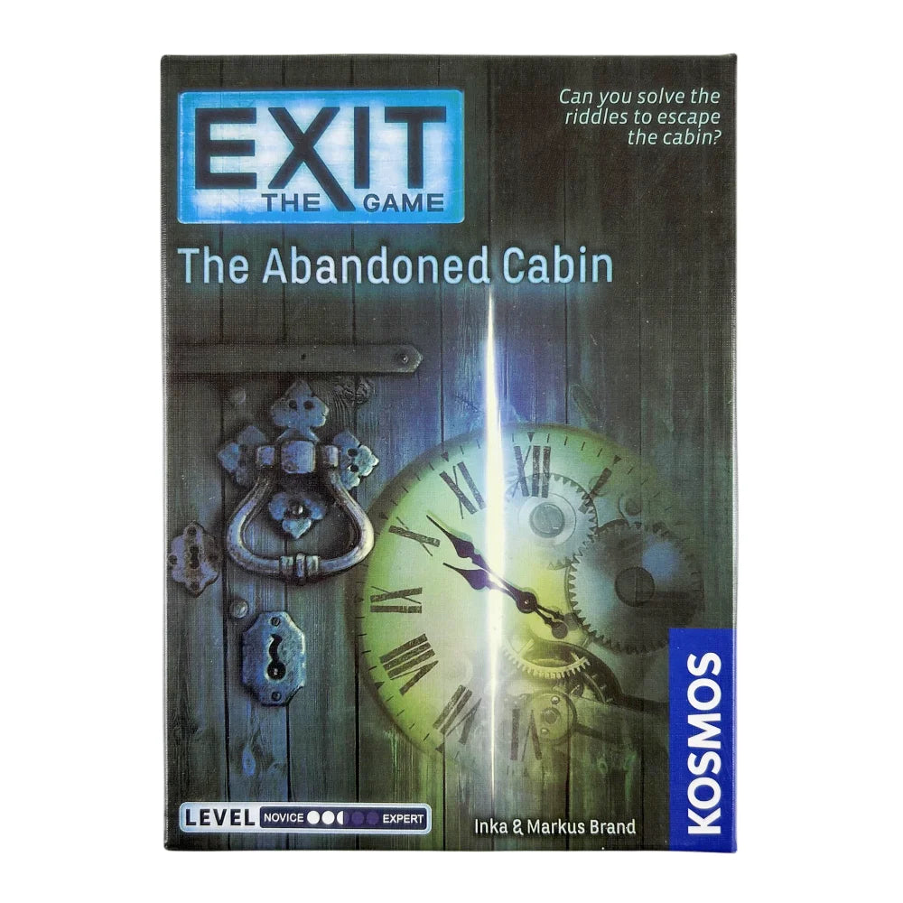 Escape Room Card Game Decks – The Abandoned Cabin, Haunted Roller Coaster, Dead Man on the Orient Express, House of Riddles