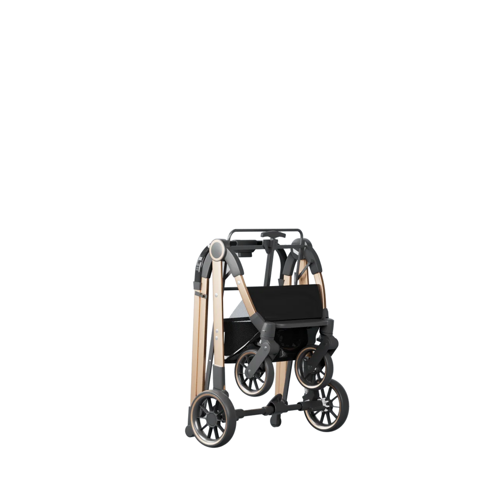 2-in-1 Foldable Pet Stroller with Detachable Carrier Bag – Portable Dog & Cat Cart for Small Pets